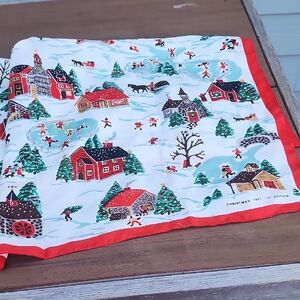 Christmas 1977 Edition Holiday Scarf***